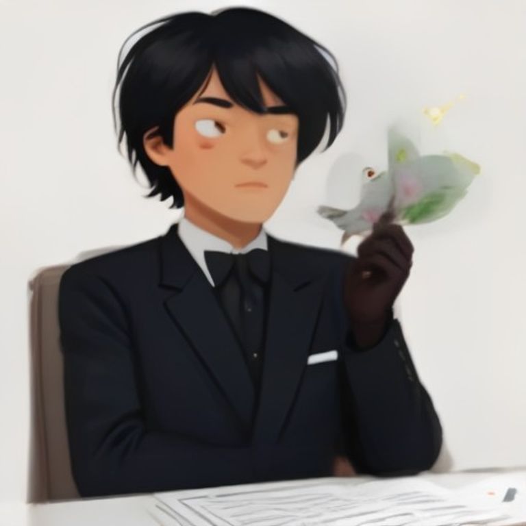 wojak wearing a tuxedo holding a wilting flower while a pigeon in tactical gear files paperwork in the background