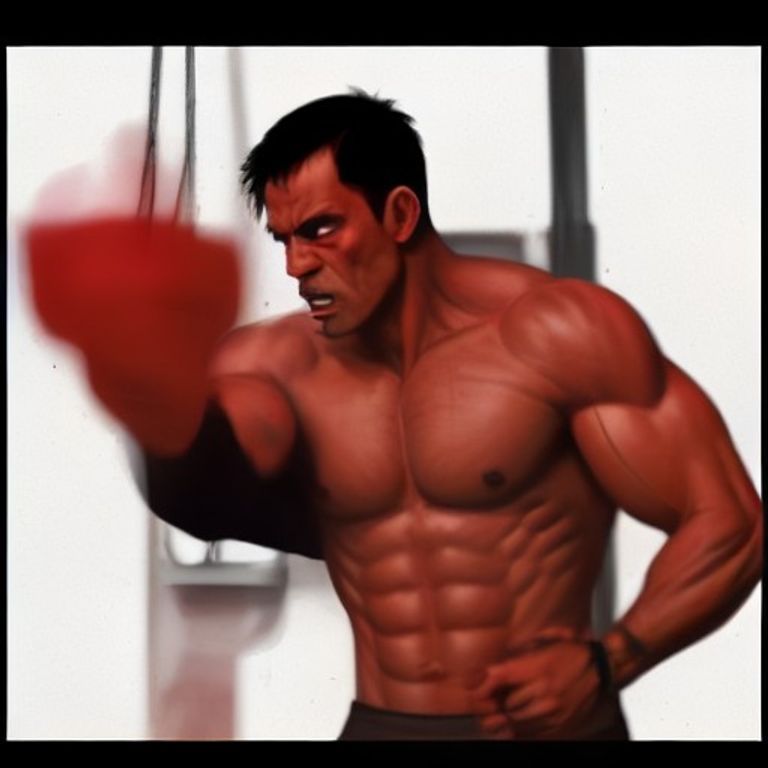wojak in a gym swinging two tiny kettles with the intensity of a man exorcising a demon, veins popping in his neck while the kettles literally do nothing