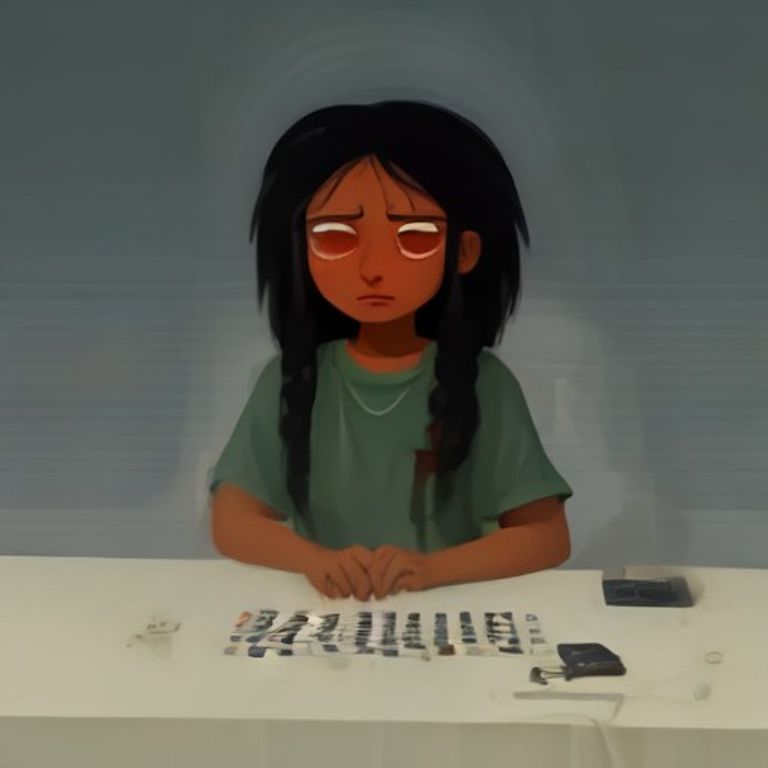 apu holding a mechanical keyboard like a holy relic while weeping, surrounded by tiny plastic keycaps on a table