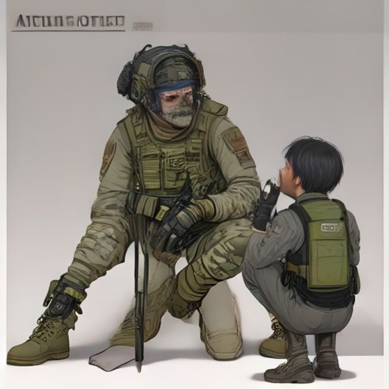 a doomer wojak in a judicial wig watching a pigeon in a tactical vest stamp a 'RELEASED' form with its talon while a crying migrant stands in the background
