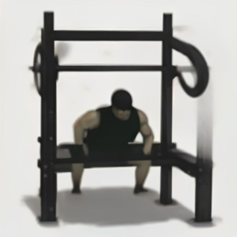 wojak sitting on a bench press while his legs are just two tiny twigs, crying as he lifts 45lb plates