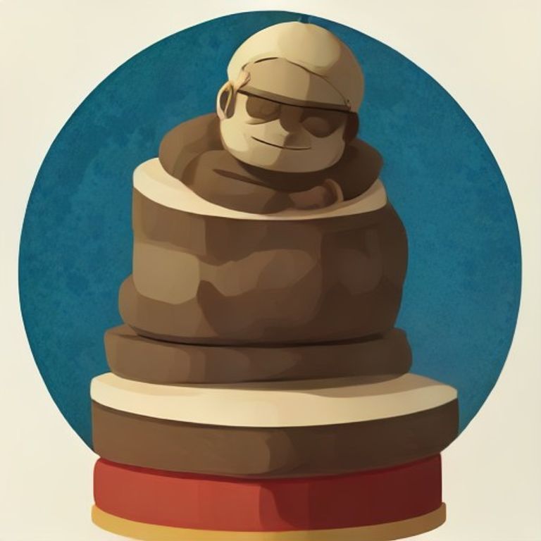 pepe sitting on a stack of greek scrolls with his head in his hands, looking absolutely gutted
