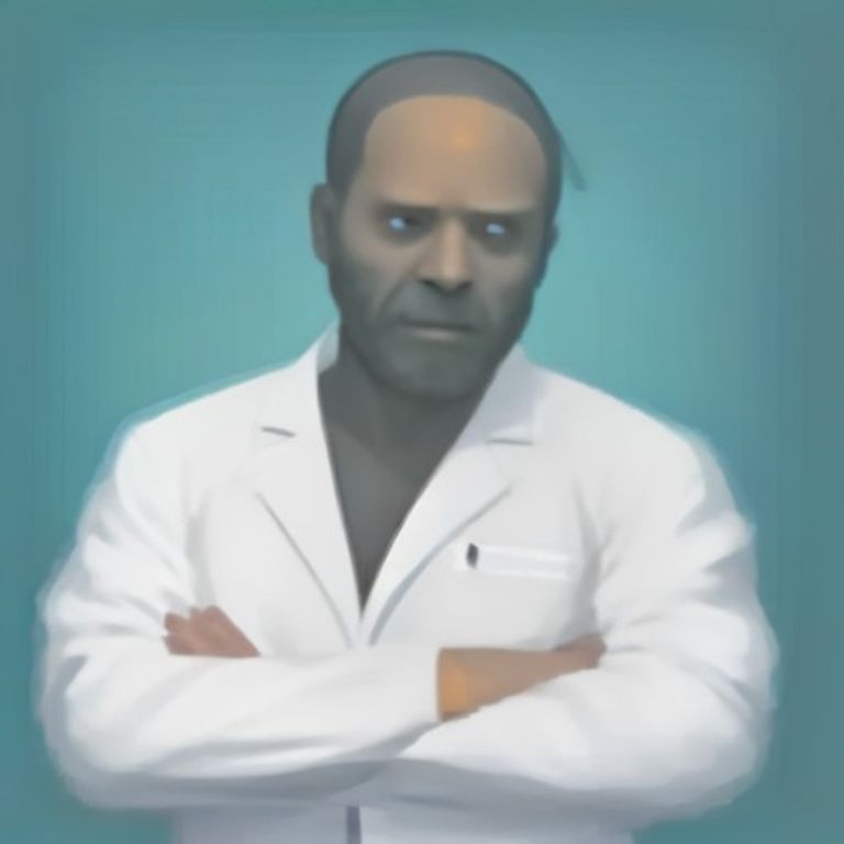 wojak in a lab coat holding a ruler against his own forehead while a ghost labeled "VIBES" looks on with arms crossed