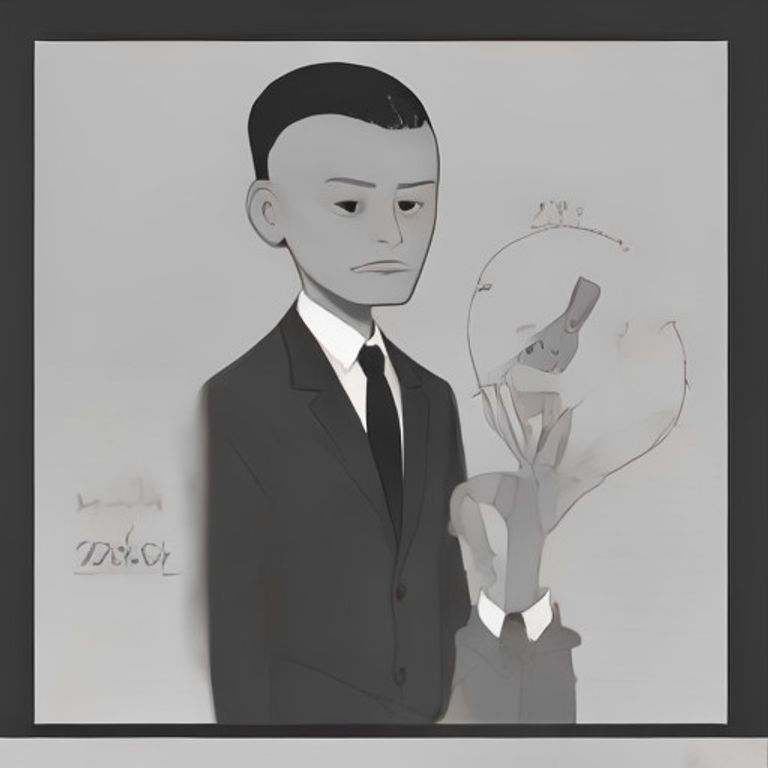 doomer wojak staring into a void labeled 'moral progress' while a shrimp in a suit hands him a participation trophy
