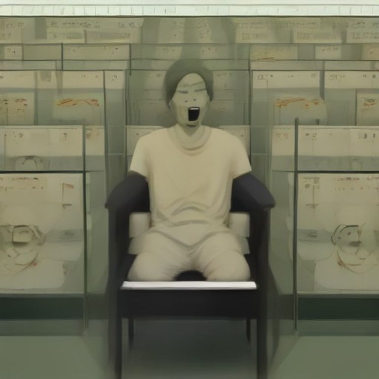 wojak sitting in front of a massive grid of excel cells, each cell containing a tiny screaming face, holding a calculator like a crucifix