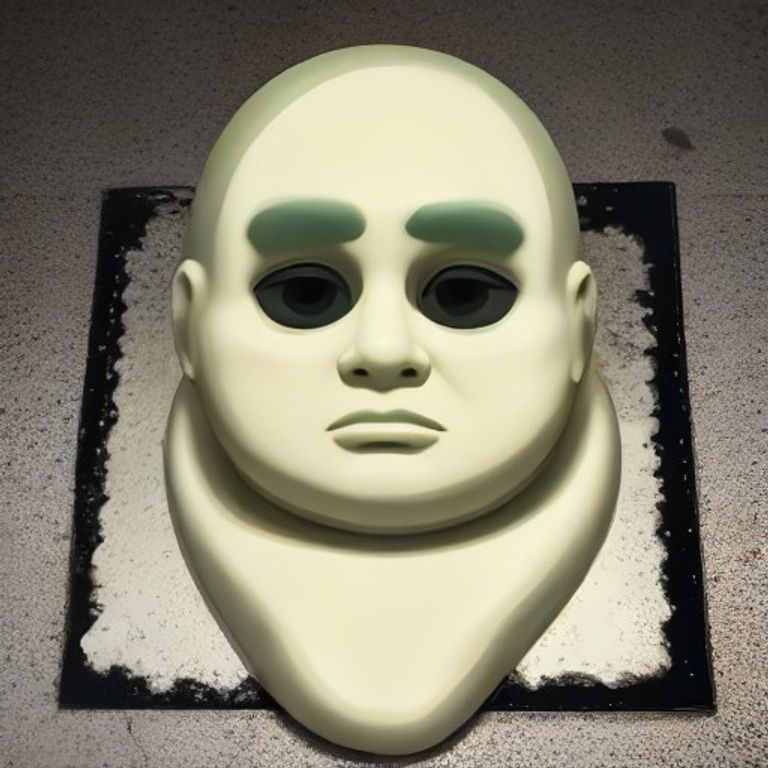wojak sitting on a linoleum kitchen floor holding a melted square of rubbery cheese like a religious artifact, his eyes wide with existential terror, a single tear rolling down his cheek as he stares 
