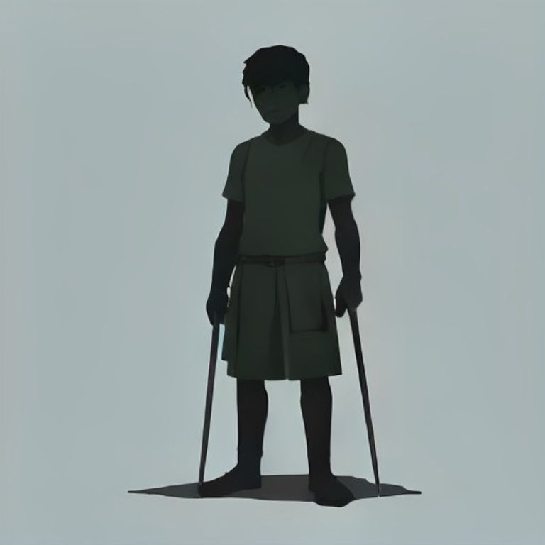 a confused wojak holding a stick like a sword while standing in a cloud, looking at