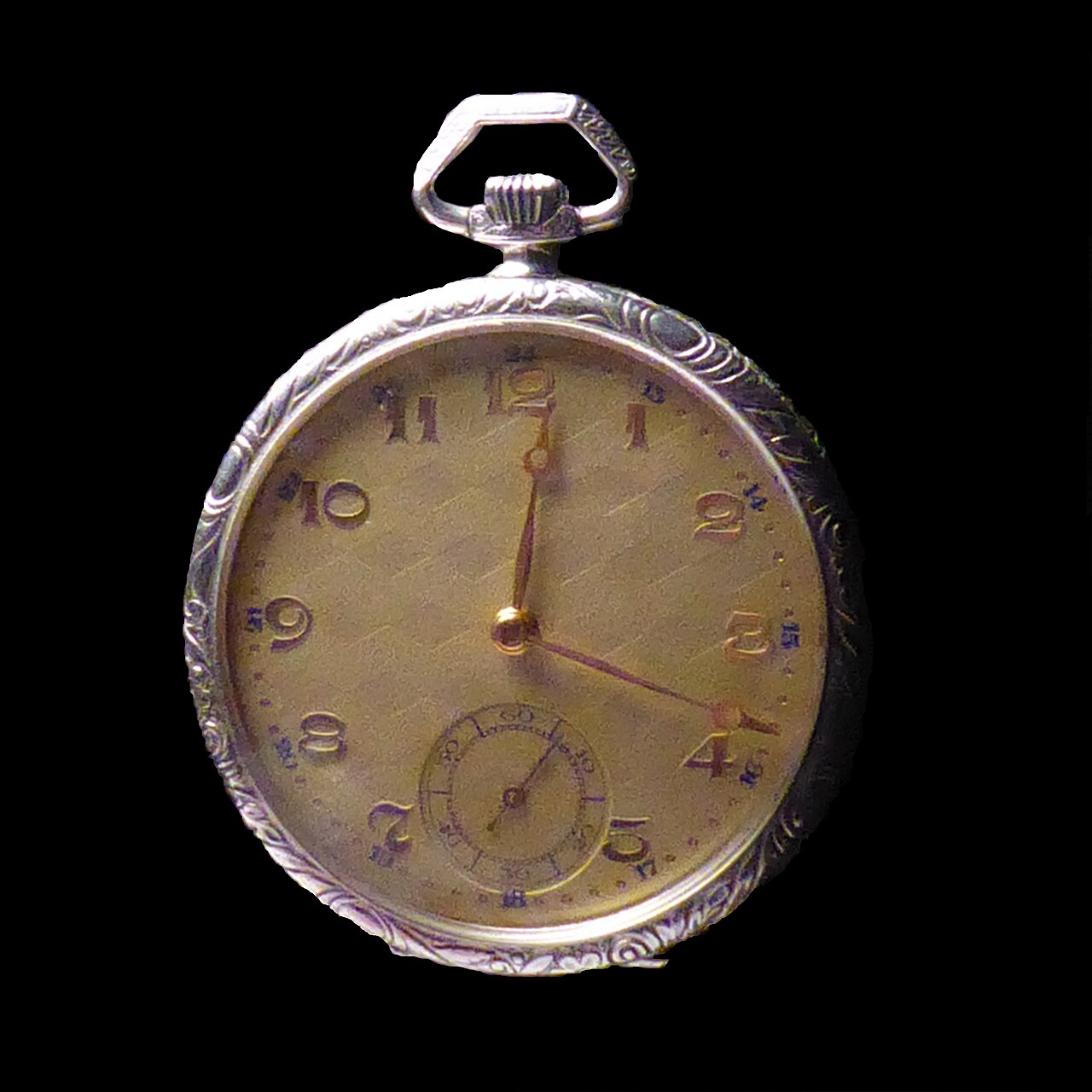 vintage analog pocket watch