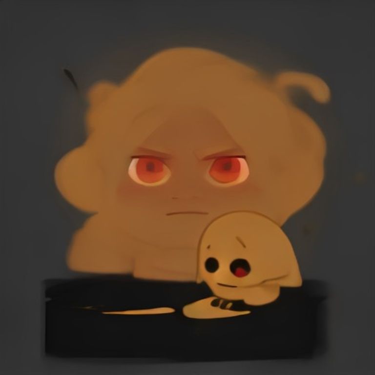 wojak with bloodshot eyes staring at a tiny fan spinning in a black void while a shiny golden gpu lies dead next to him