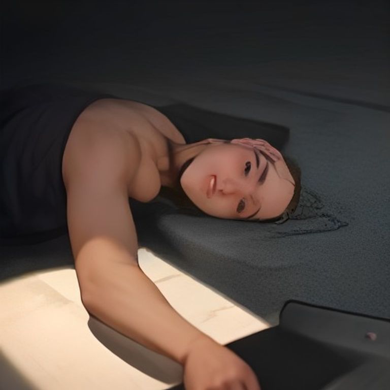 doomer wojak lying flat on the gym floor staring at a phone screen glowing with a thumbs down emoji while sweat pools around his head
