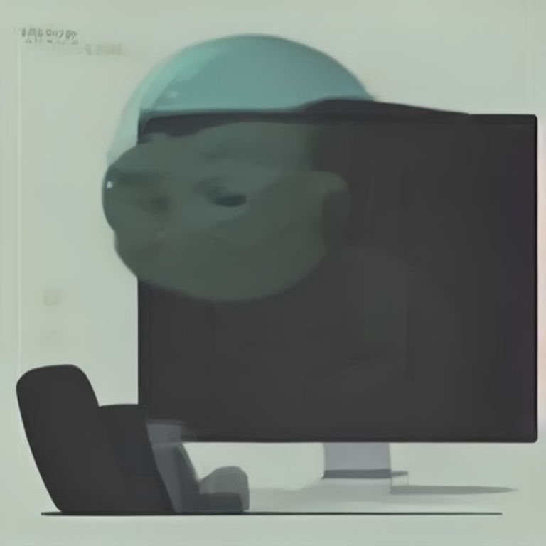 wojak staring at a terminal with 47 open tabs, one tab shows a loading bar stuck at 99%, he has no eyes left