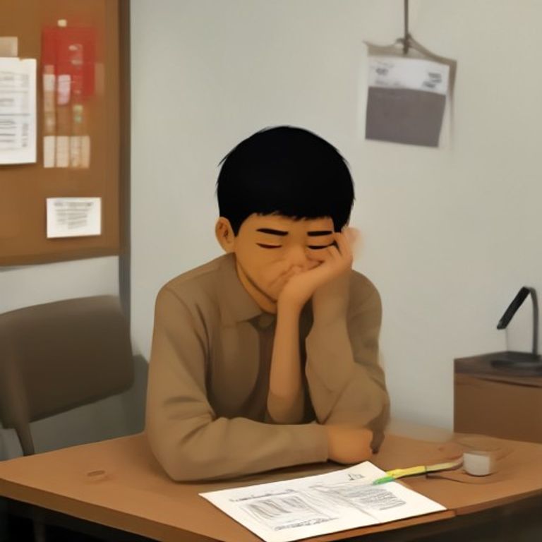 wojak at a desk with seven identical mugs of tea, looking exhausted while holding a pen like a weapon, with a calendar on the wall showing every month filled with deadlines